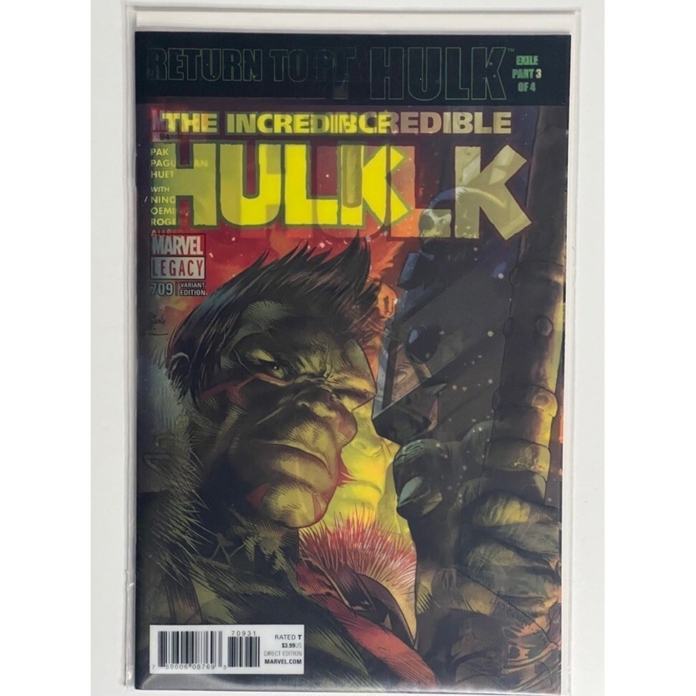 The Incredible Hulk #709 Lenticular Homage Variant Marvel Comics